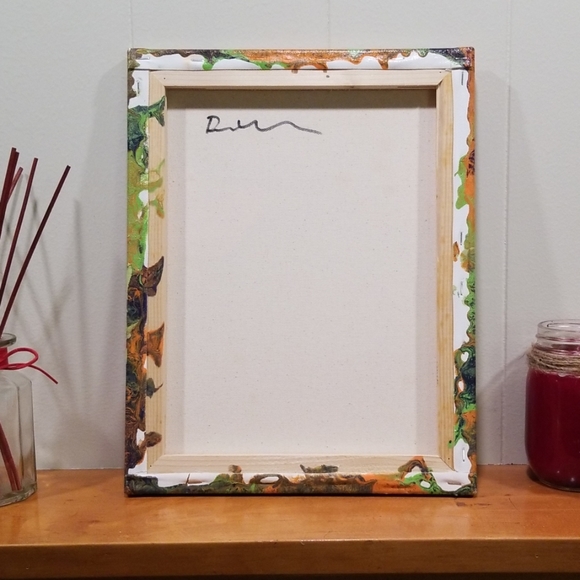 11"x14" Handmade Paint Pour - Picture 7 of 7